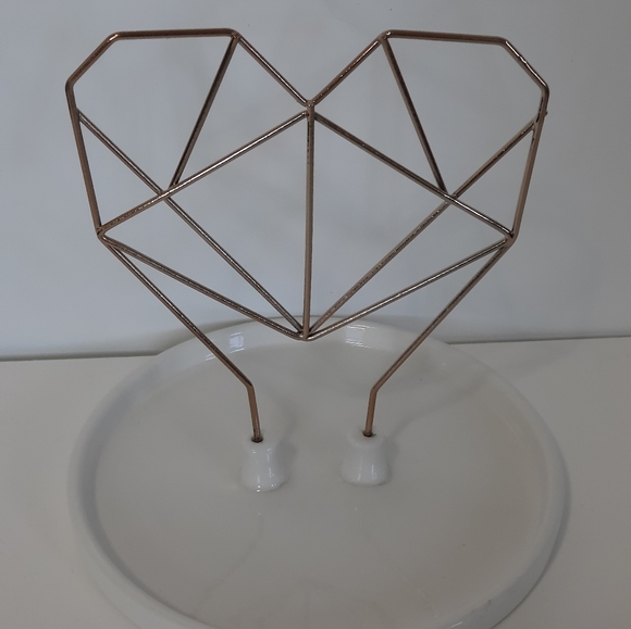 Pre-owned IMM copper heart shaped jewelry holder - Picture 2 of 6